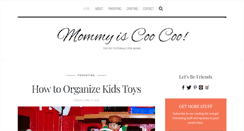 Desktop Screenshot of mommyiscoocoo.com